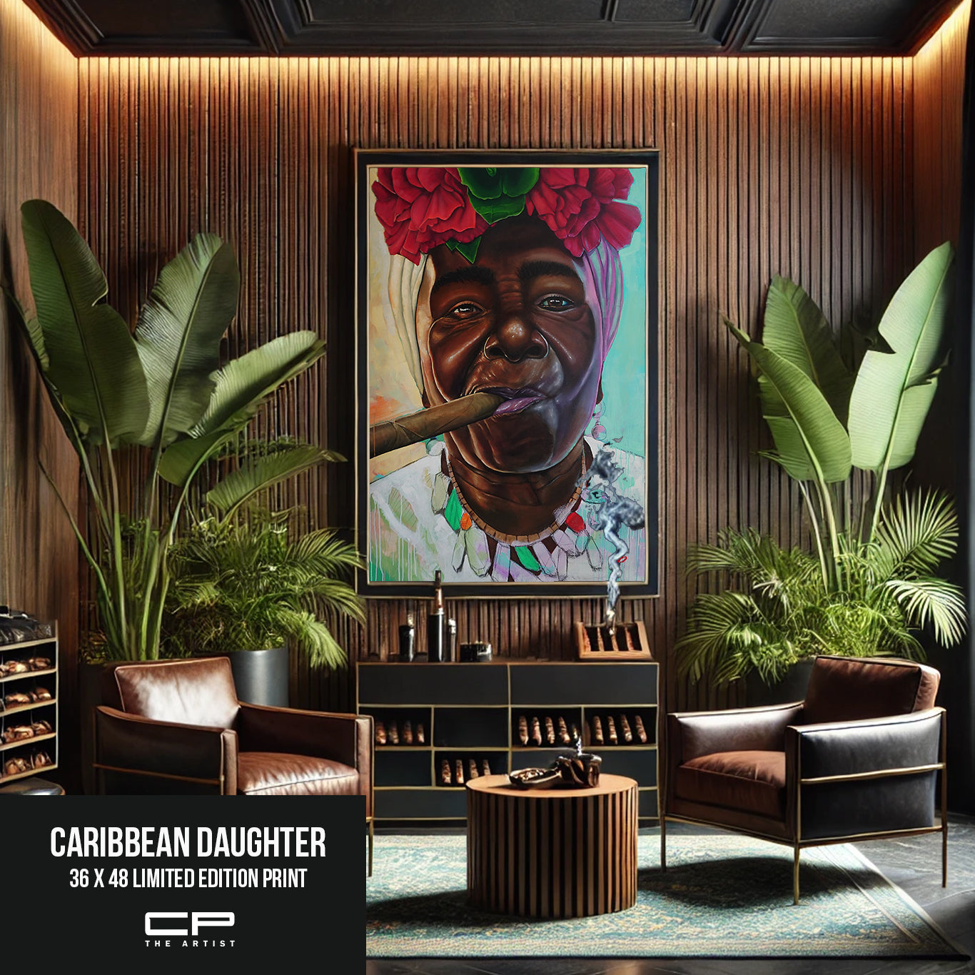 Caribbean Daughter 36 x 48 print