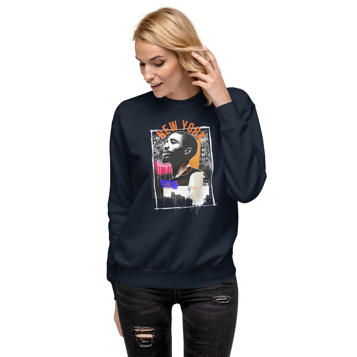 New York's Finest: CP The Artist Mikal Bridges - Unisex Premium Sweatshirt